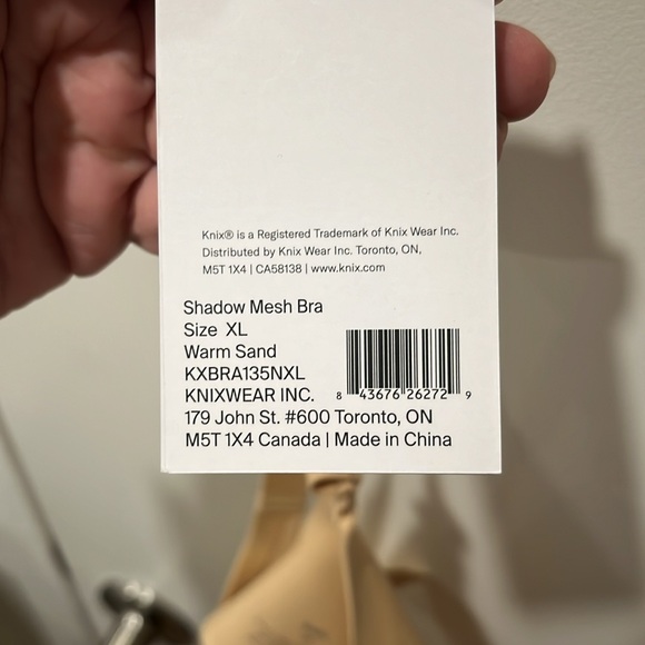 NWT Knix Shadow Mesh Bra - Picture 4 of 6
